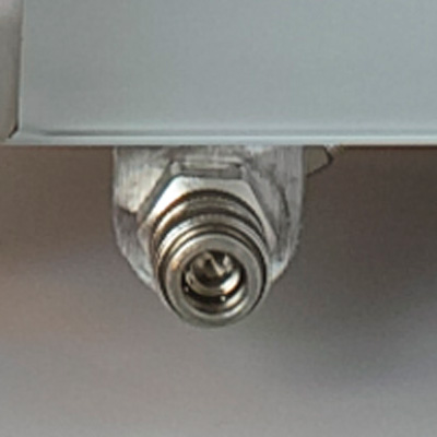Outlet valve demineralized water